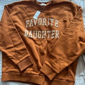 Favorite Daughter Brown Sweatshirt